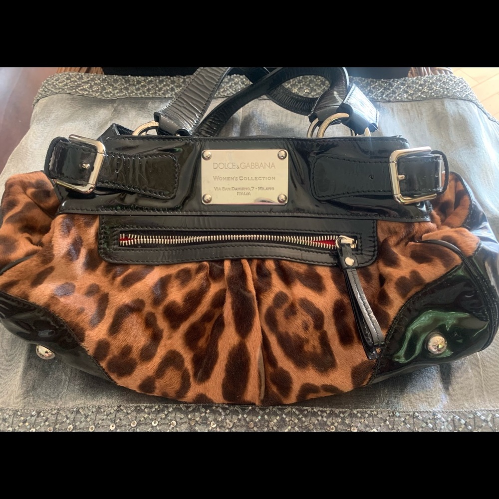 DOLCE & GABBANA Ponyhair Miss Silky Shoulder Bag